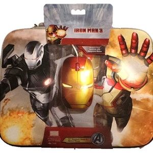 Marvel Iron Man Neoprene‎ Sleeve with Optical Mouse